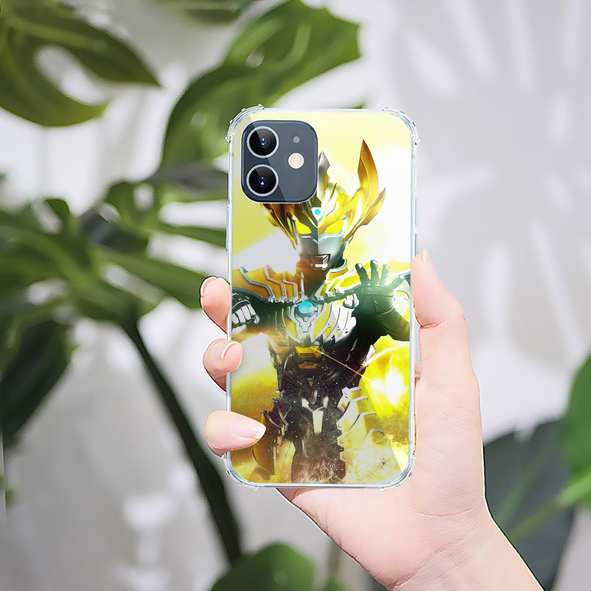 （画像用） ウルトラマン Ultraman 【iPhone 12シリーズ対応】透明スマホケース（クリアソフトケース）